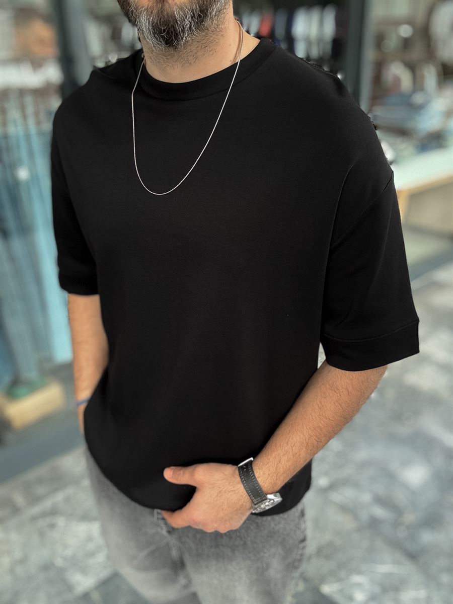 Basic Embossed Oversize T-Shirt