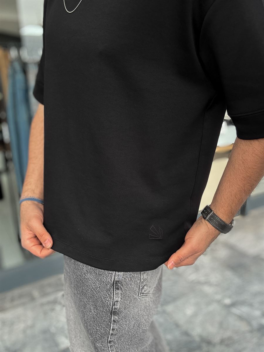 Basic Embossed Oversize T-Shirt