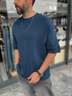 Basic Embossed Oversize T-Shirt