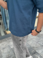 Basic Embossed Oversize T-Shirt