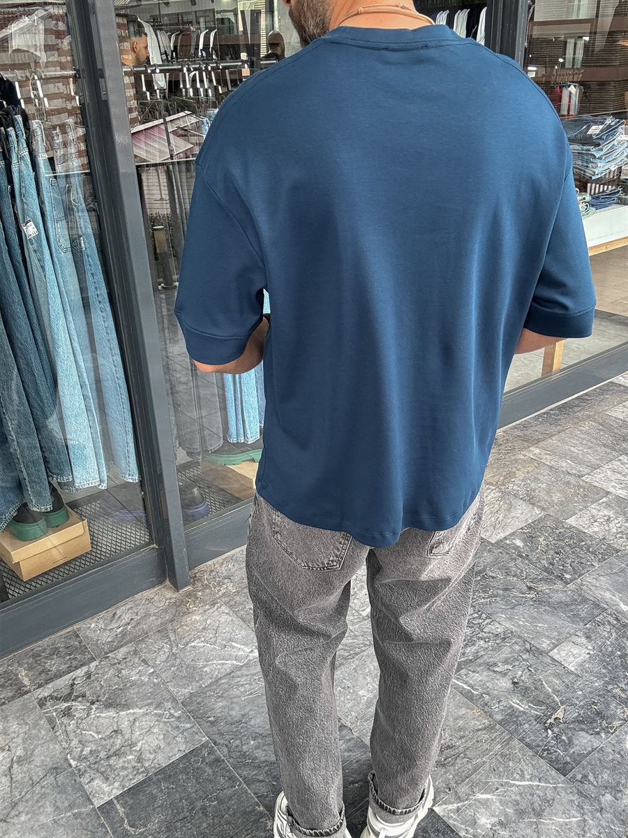 Basic Embossed Oversize T-Shirt