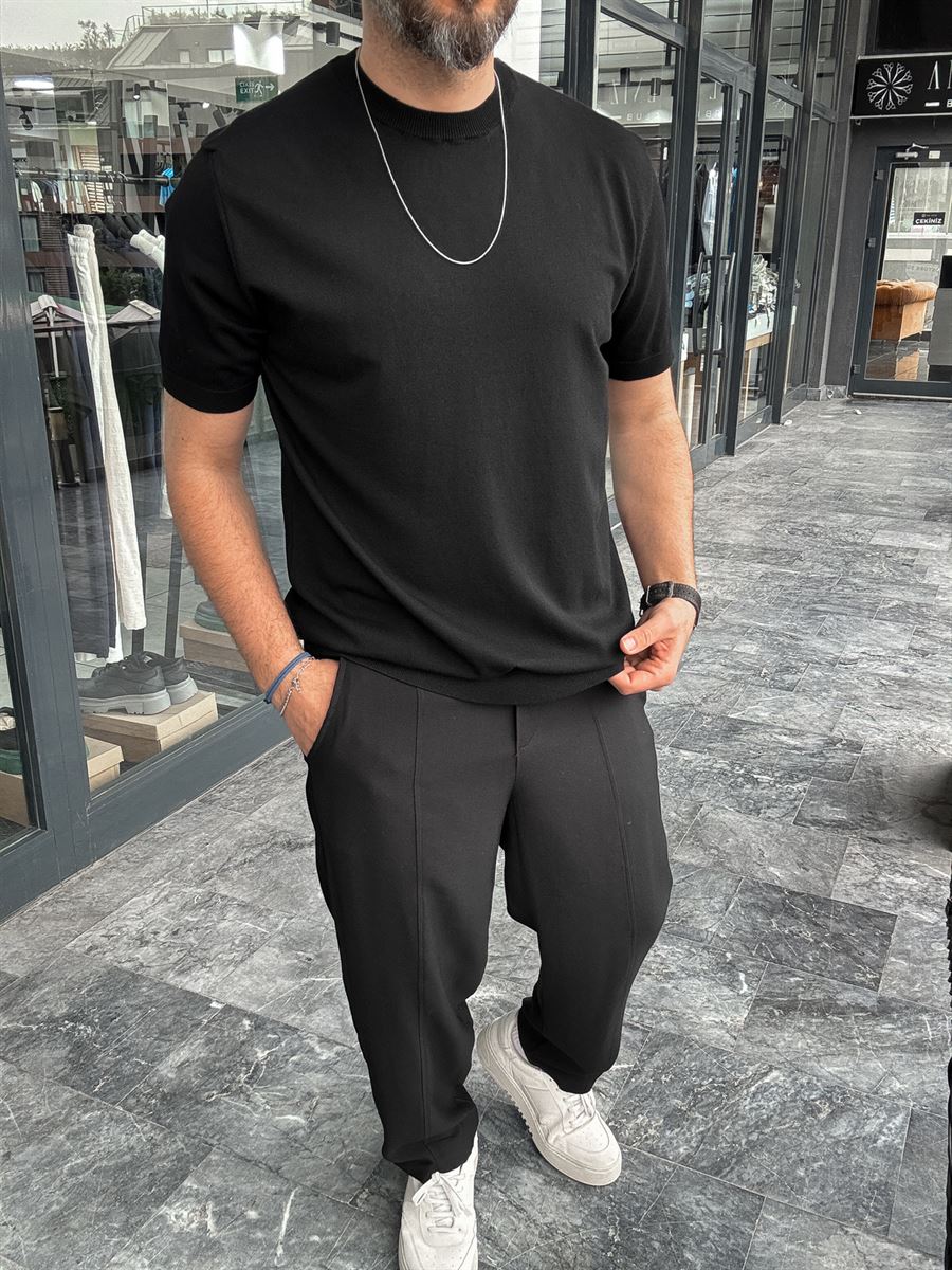 Basic Knitwear T-Shirt