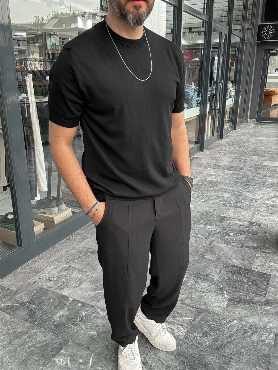 Basic Knitwear T-Shirt