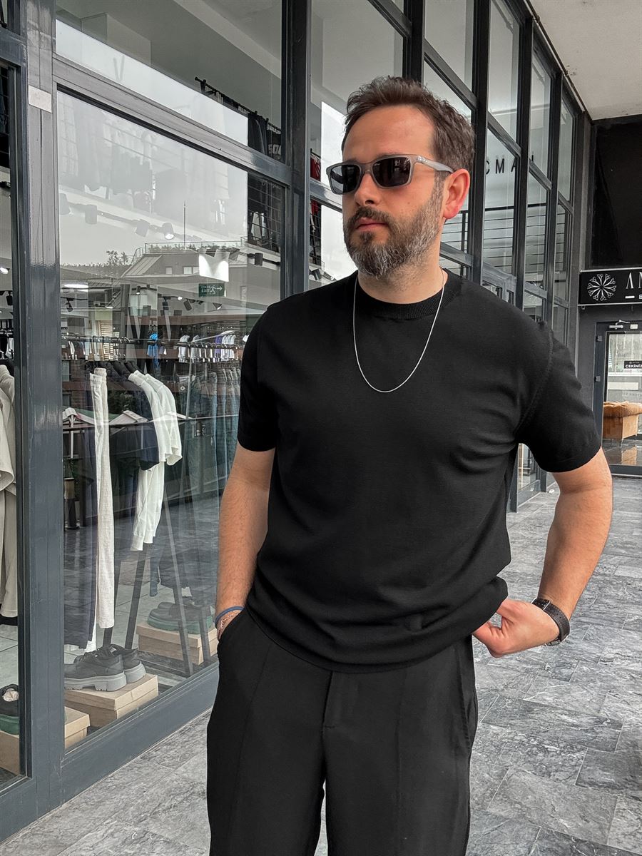 Basic Knitwear T-Shirt