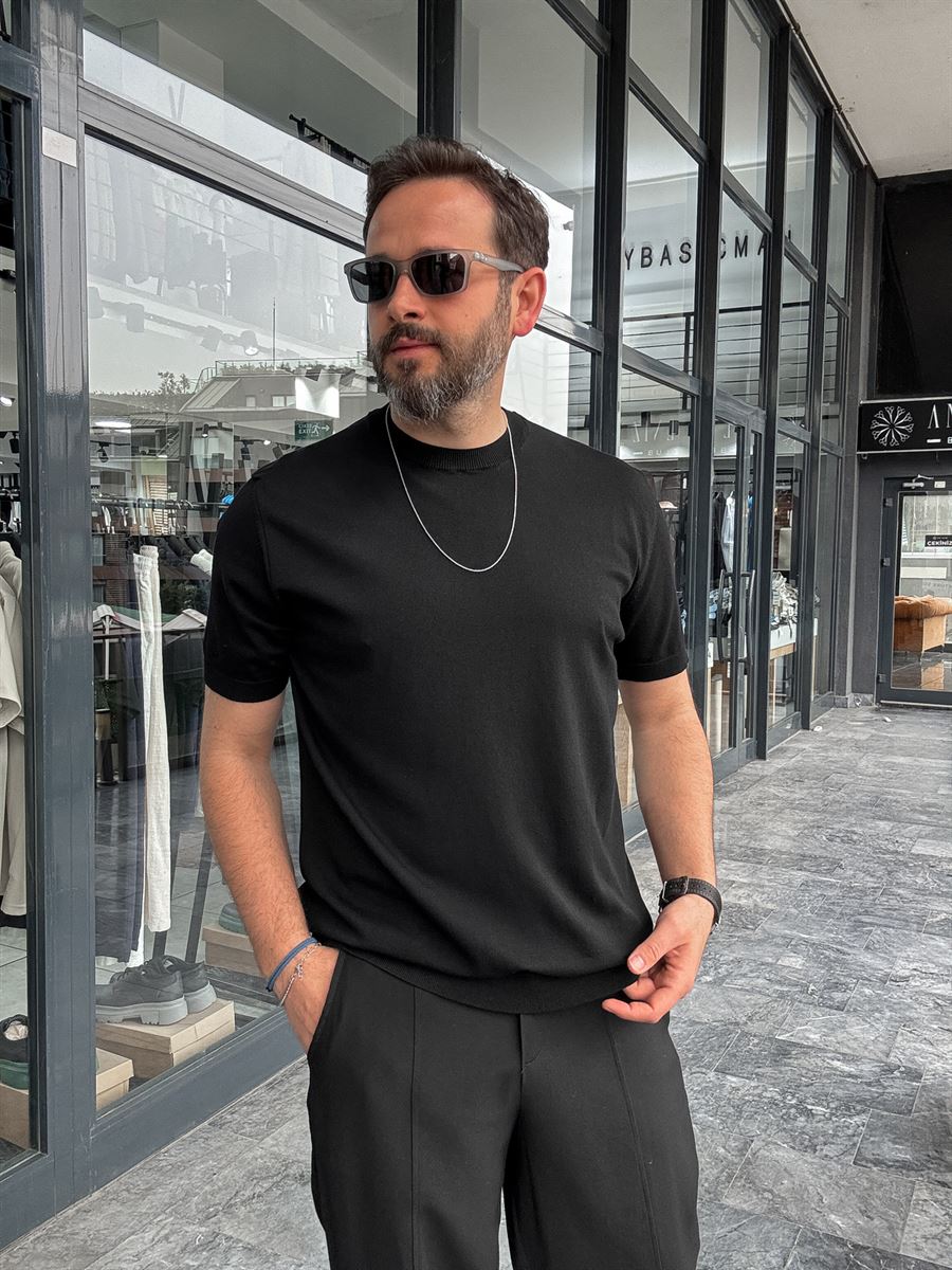 Basic Knitwear T-Shirt