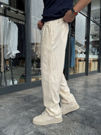 Stripe Effected Baggy Pants