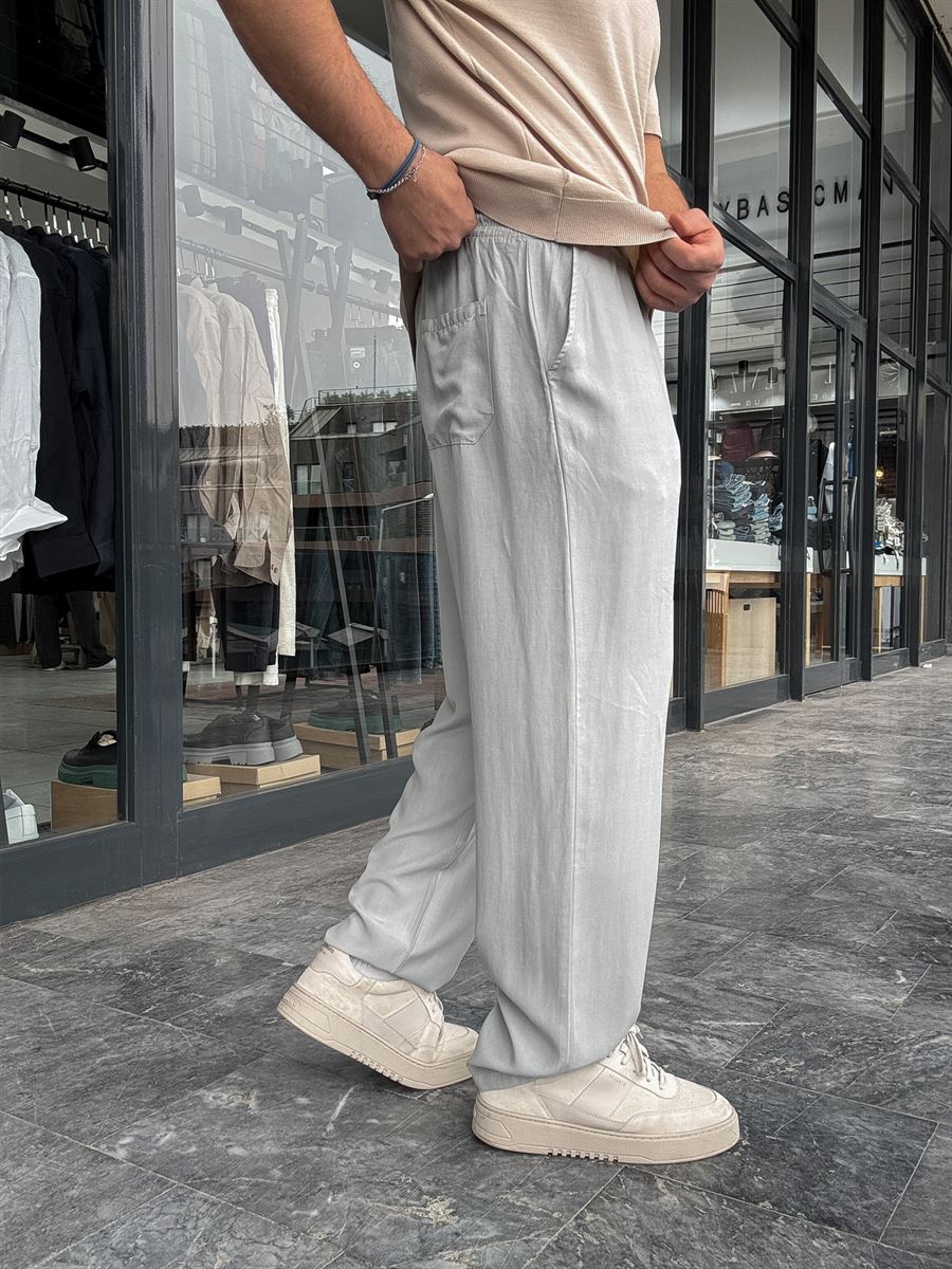 Tencel Fabric Baggy Pants