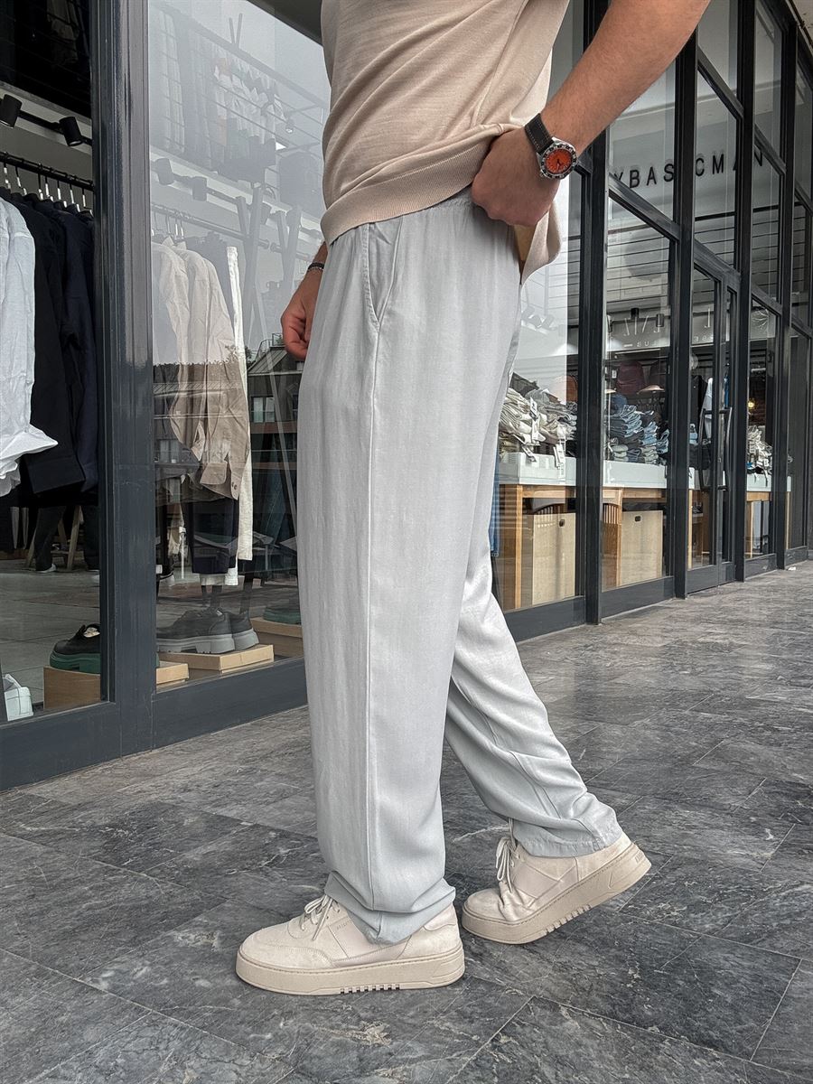 Tencel Fabric Baggy Pants