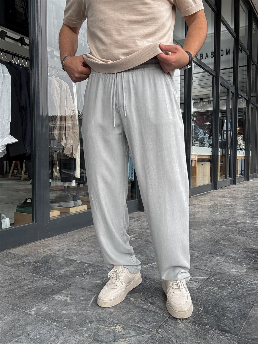Tencel Fabric Baggy Pants