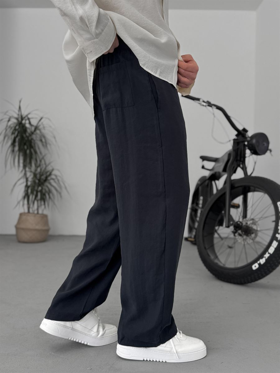 Tencel Fabric Loose Fit Pants