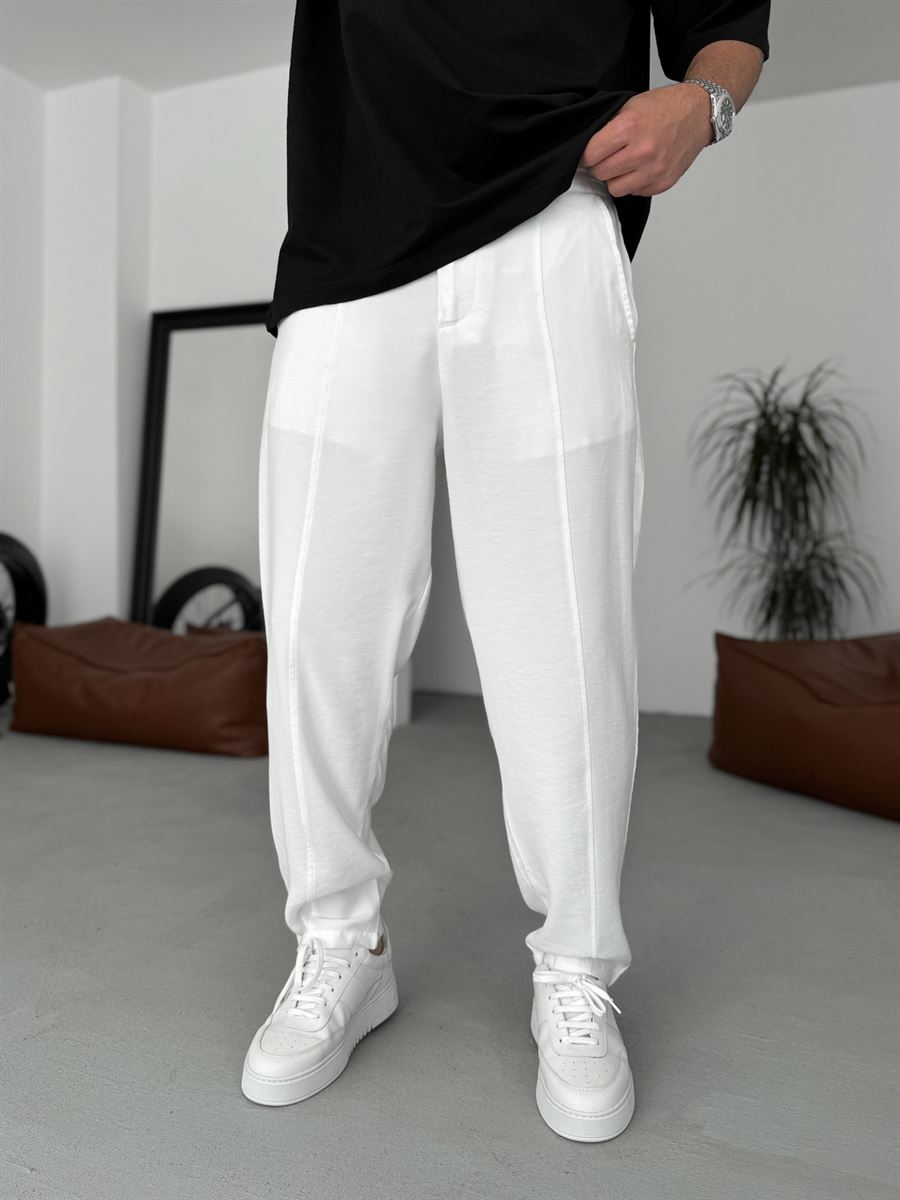 Front Stitched Carrot Cut Pants