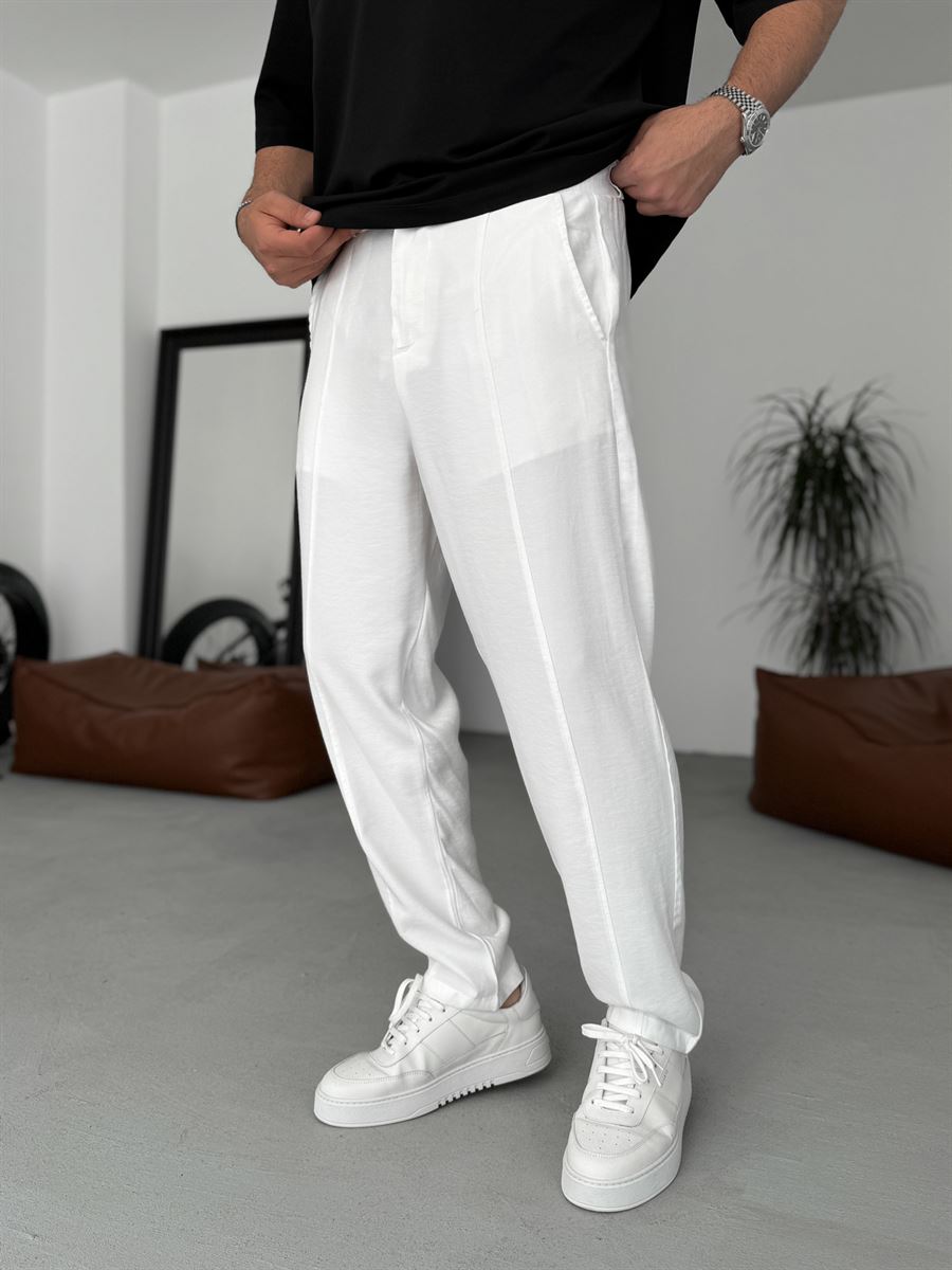Front Stitched Carrot Cut Pants