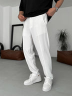 Front Stitched Carrot Cut Pants