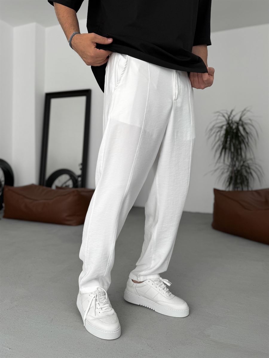 Front Stitched Carrot Cut Pants