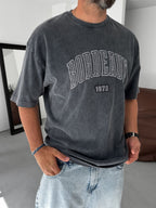 Bordeaux Washed Oversize T-Shirt