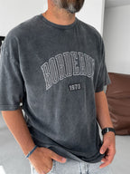 Bordeaux Washed Oversize T-Shirt