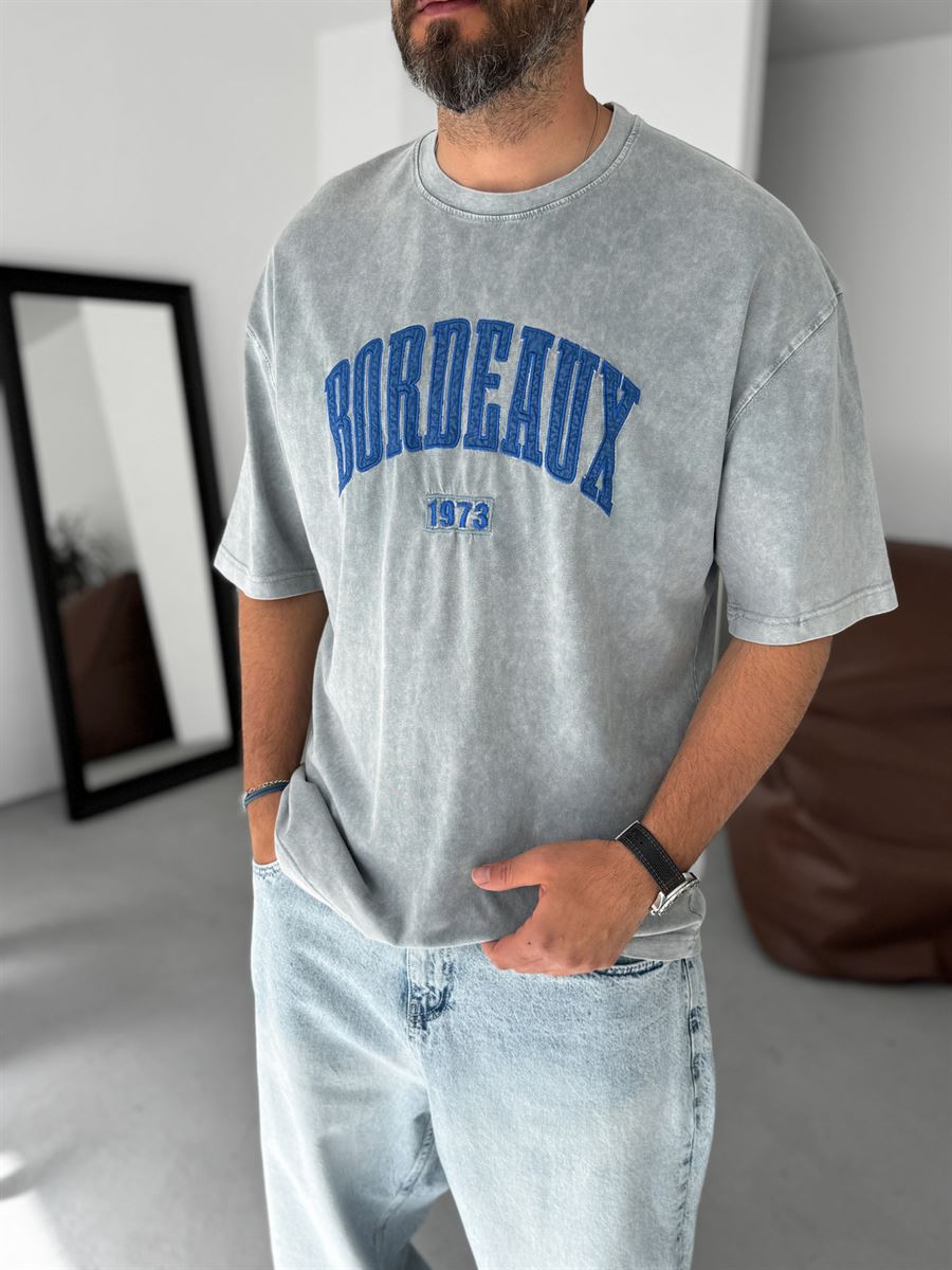 Bordeaux Washed Oversize T-Shirt