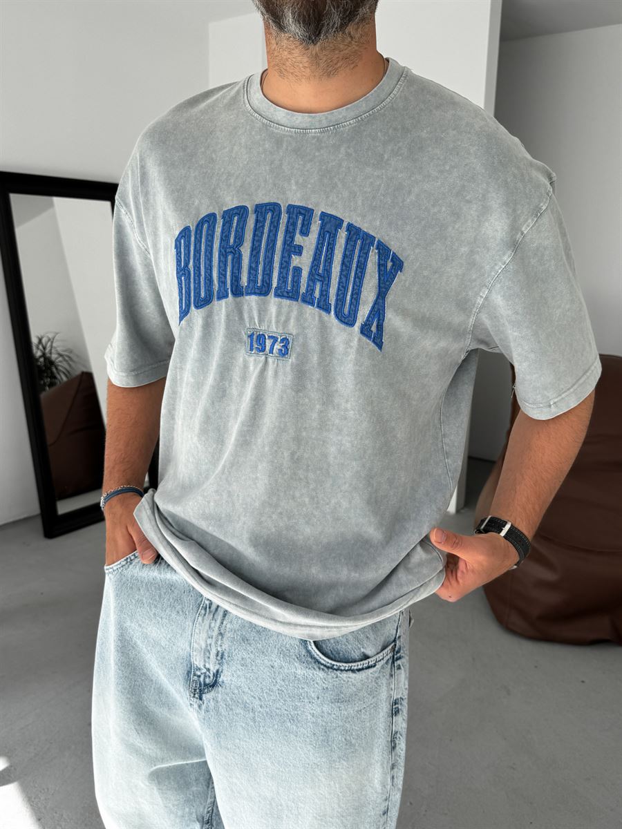 Bordeaux Washed Oversize T-Shirt