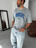 Bordeaux Washed Oversize T-Shirt