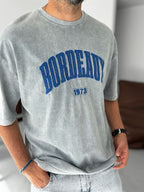 Bordeaux Washed Oversize T-Shirt