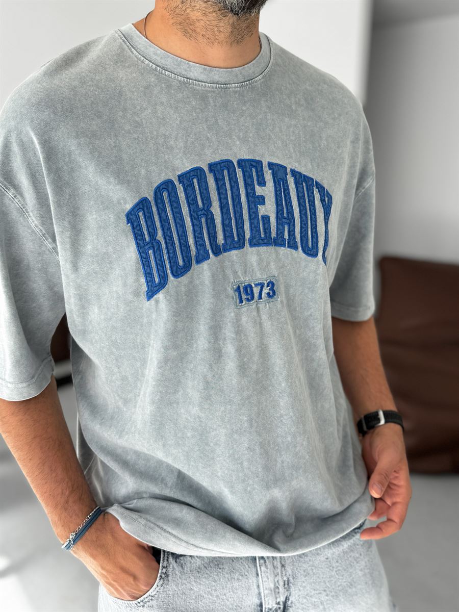 Bordeaux Washed Oversize T-Shirt
