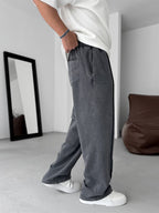 Stitched Washed Baggy Sweatpants