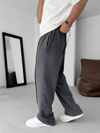 Stitched Washed Baggy Sweatpants