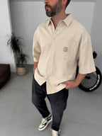 Short Sleeve Shirt with Pocket Patch