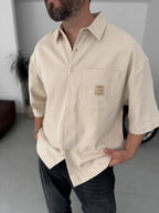 Short Sleeve Shirt with Pocket Patch