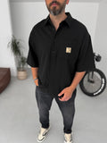 Short Sleeve Shirt with Pocket Patch