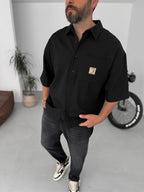 Short Sleeve Shirt with Pocket Patch