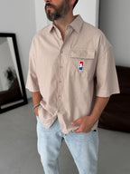 Plaid Shirt with Pocket Detail