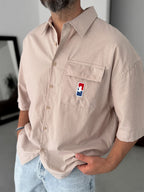 Plaid Shirt with Pocket Detail