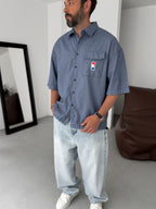 Plaid Shirt with Pocket Detail