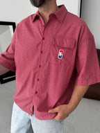 Plaid Shirt with Pocket Detail