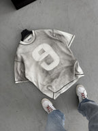 Waffle 9 Washed Oversize T-Shirt