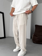 Cotton Baggy Linen Pants