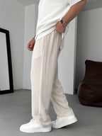 Cotton Baggy Linen Pants
