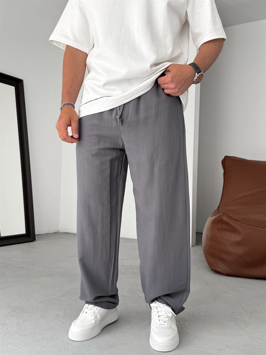Cotton Baggy Linen Pants