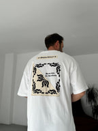 Wicker Patched Patterned Oversize T-Shirt