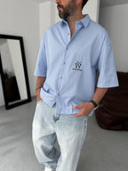 NY Striped Oversize Shirt