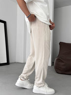 Thin Regular Cotton Pants