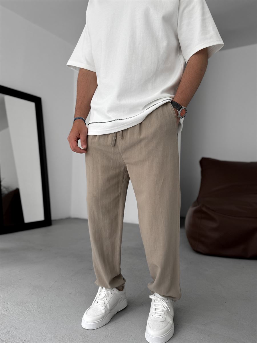 Thin Regular Cotton Pants