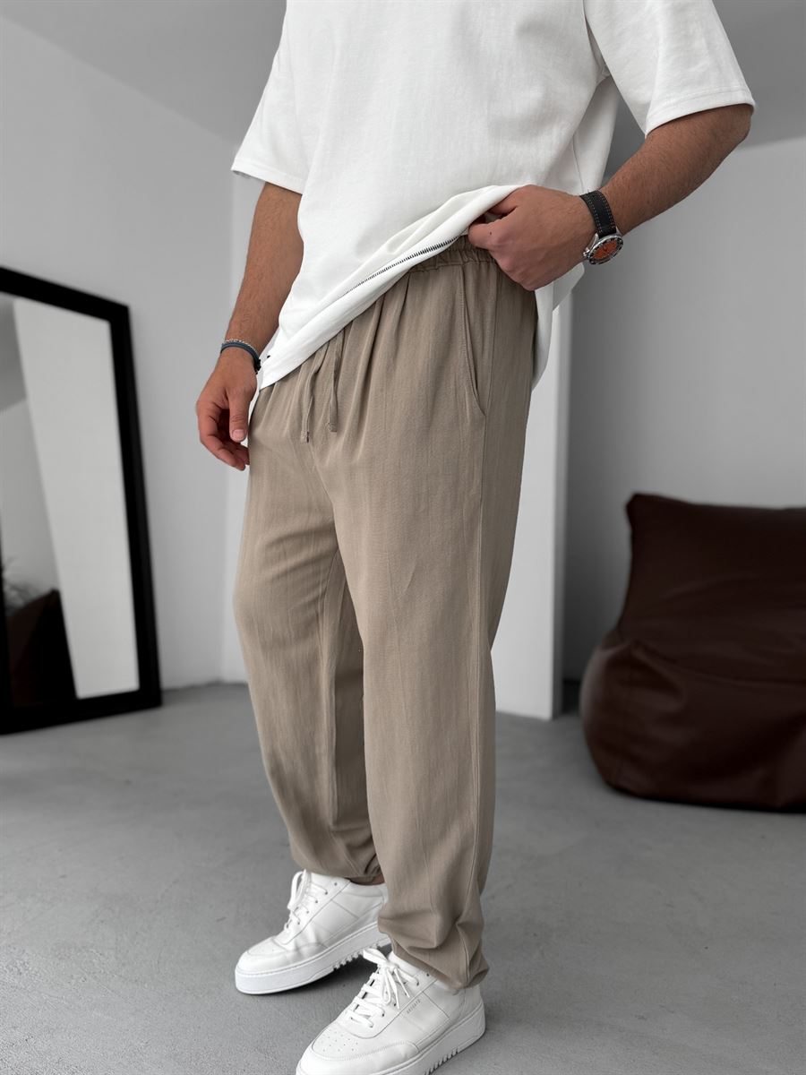 Thin Regular Cotton Pants