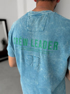 Washed Crew Printed Oversize T-Shirt