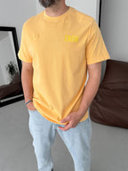 Washed Crew Printed Oversize T-Shirt