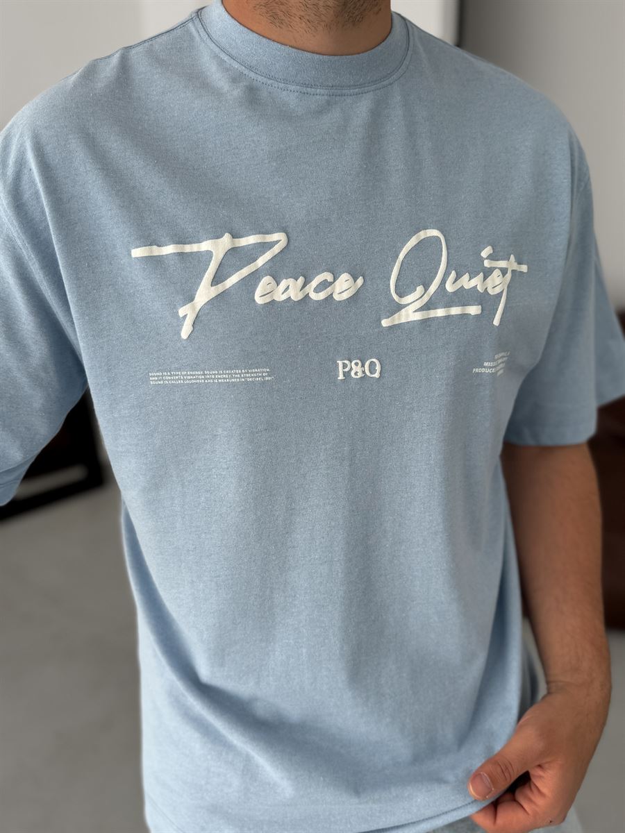 Peace Printed Oversize T-Shirt