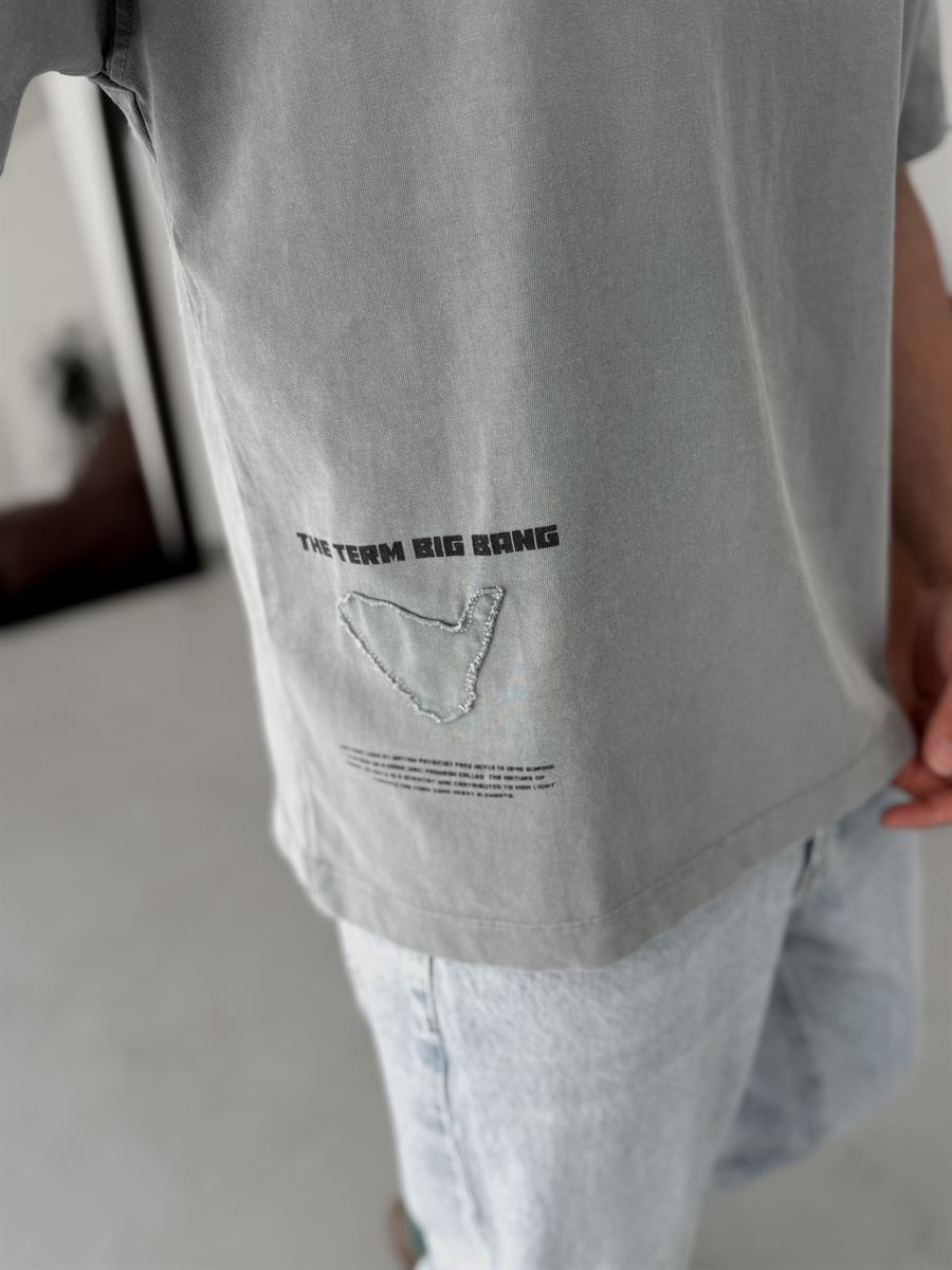 Back Text Detailed Oversize T-Shirt