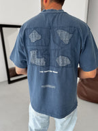 Back Text Detailed Oversize T-Shirt