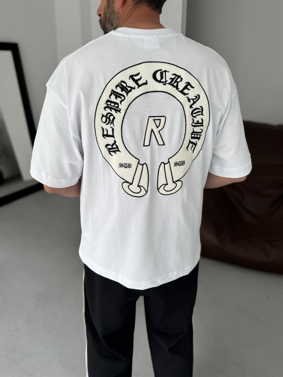 Creative Embroidered Oversize T-Shirt